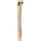 Ekena Millwork Traditional Block Smooth Bracket w/ Offset Brace, Douglas Fir, 3 1/2"W x 28"D x 32"H BKT0402X28X32TRA05SDF - alternate 3